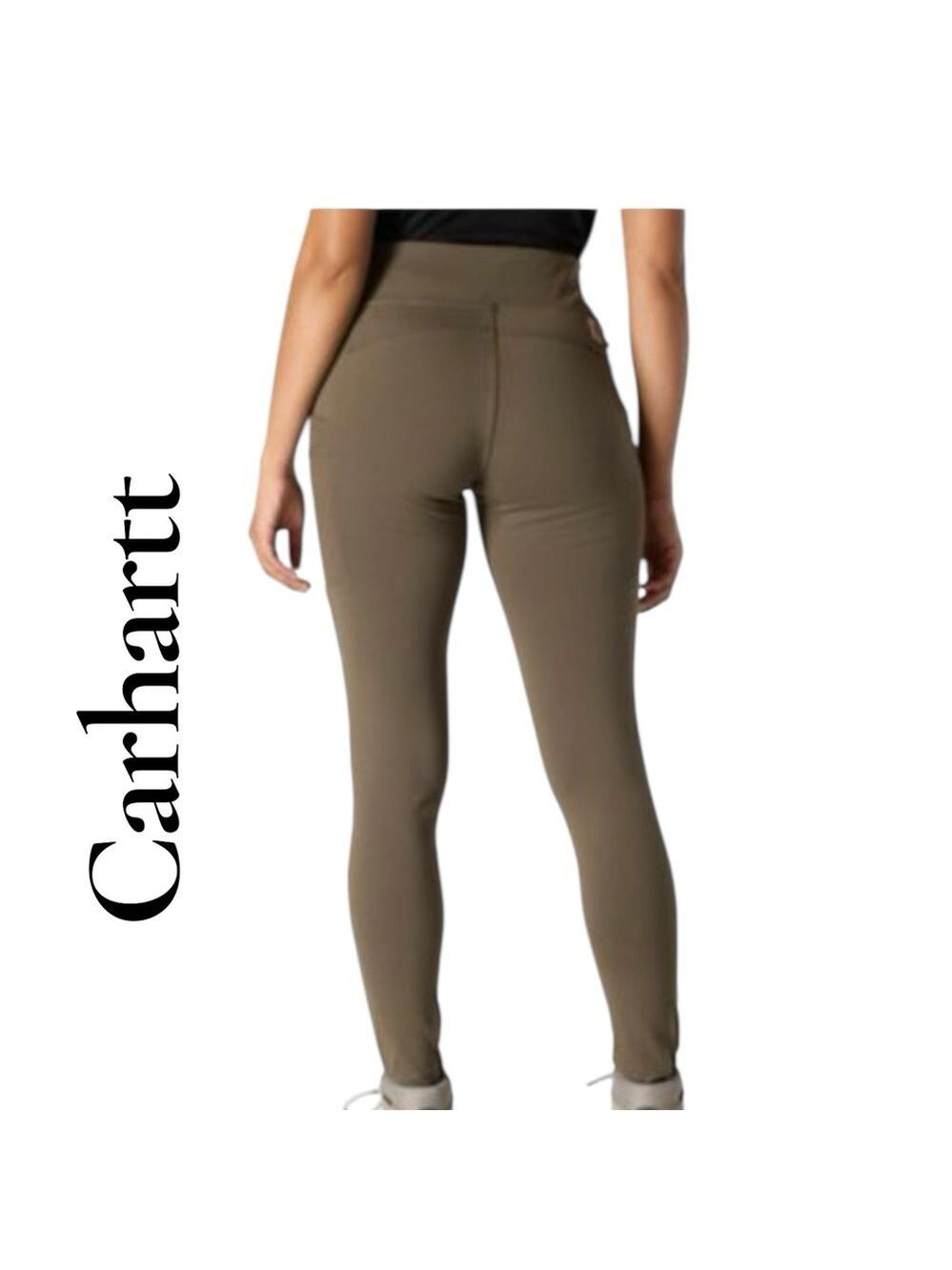 Carhartt Women's Force Fitted Lightweight Utility Leggings. Size 4-6 tall. NWT! - Picture 3 of 13